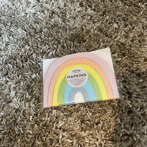 NWT Target rainbow‎ napkins
